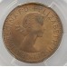 AUSTRALIA 1956 . ONE 1 PENNY . PROOF . PCGS PR64